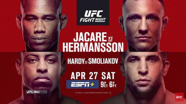 Watch UFC Fight Night 150: Jacare vs. Hermansson