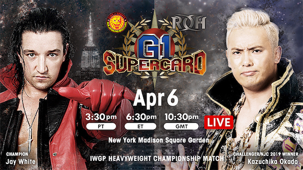 Watch NJPW G1 Supercard 2019: New York Madison Square Garden 4/6/19