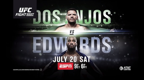 Watch Fight Night 156: dos Anjos vs Edwards