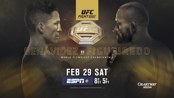 Watch UFC Fight Night 169: Benavidez vs Figueiredo 2/29/20