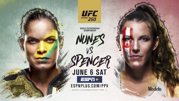 Watch UFC 250: Nunes vs. Spencer 6/6/20 Online