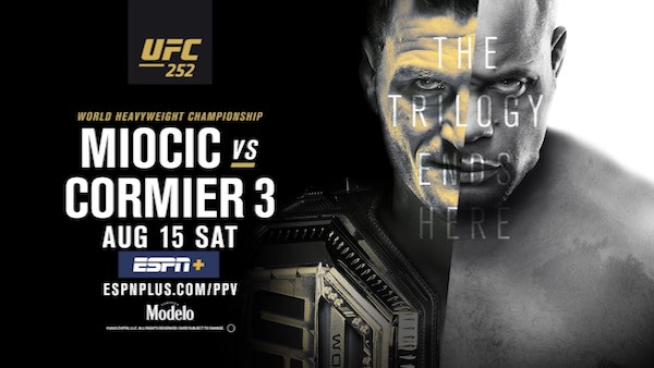 Watch UFC 252: Miocic vs. Cormier 3 8/15/20 Live Online