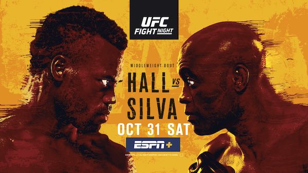 Watch UFC Fight Night Vegas 12: Hall vs. Silva 10/31/20 Live Online