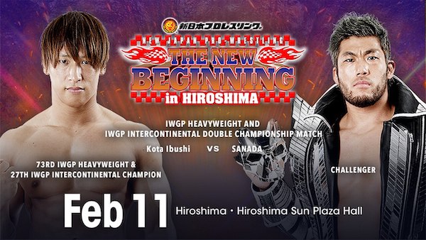 Watch NJPW The New Beginning in Hiroshima 2021 2/11/21