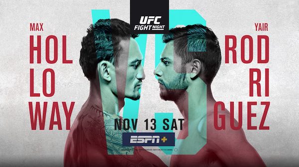 Watch UFC Fight Night Vegas 42: Holloway vs. Rodriguez 11/13/21