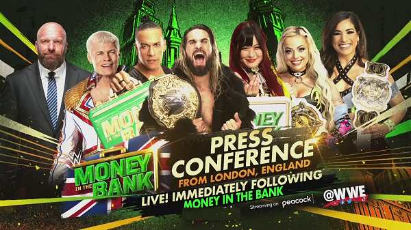 Watch WWE Press Conference Money In The Bank 2023