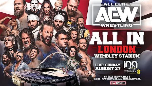 Watch AEW All in London 2023 PPV 8/27/23 27th August 2023 Live Online