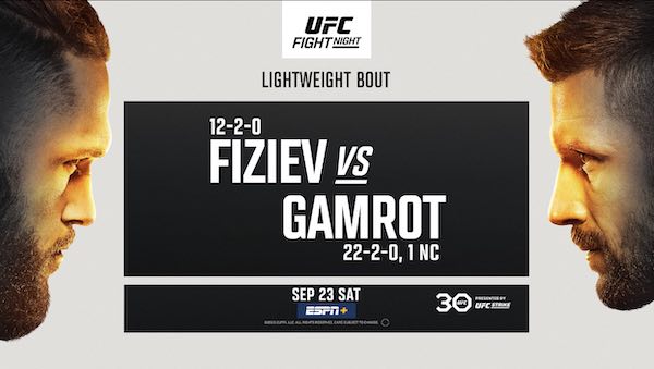 Watch UFC Fight Night Vegas 79: Fiziev vs Gamrot 9/23/23 23rd September 2023 Live Online